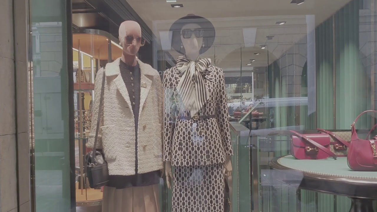 Италия Падуя Gucci коллекция весенняя 2021 со звуком живым