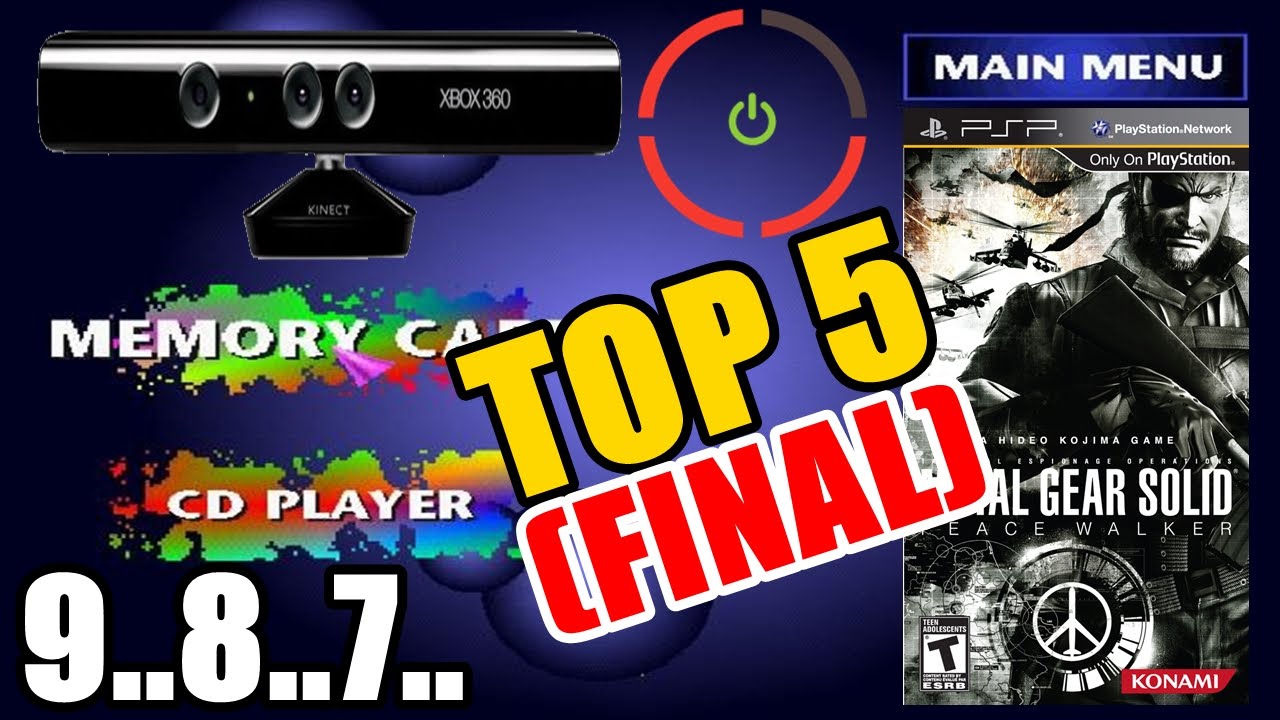 Top 5 - Cosas que me Cagan de los Video Juegos - Episodio 10 (Luces Rojas de la Muerte y Kinect)