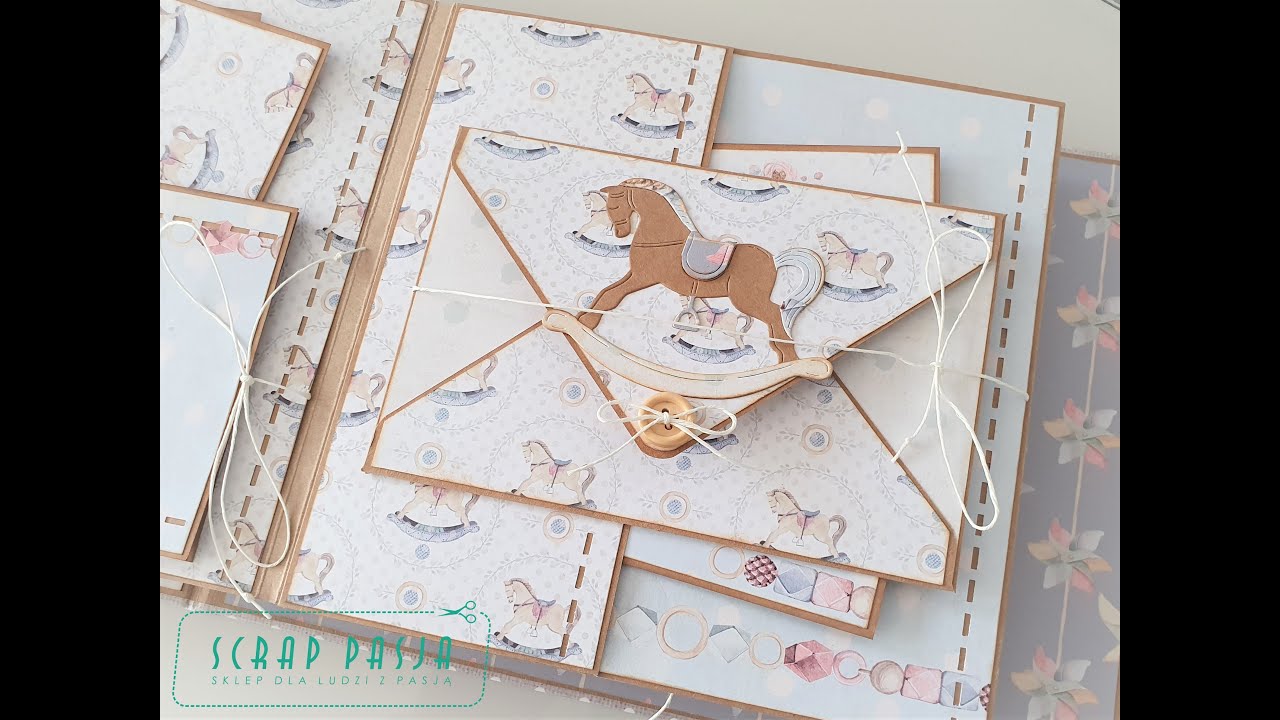 TUTORIAL - ALBUM HARMONIJKOWY CZ.2 - BABY WORLD CRAFT&YOU DESIGN