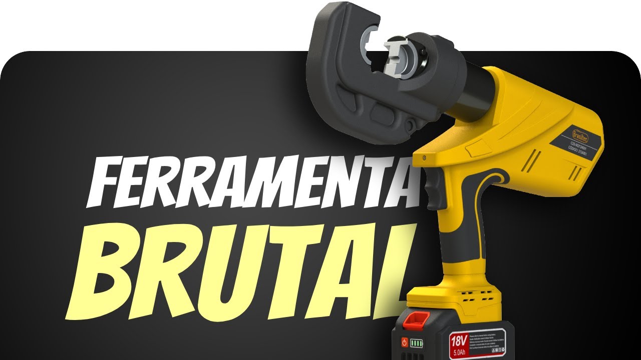 Alicate EL&Eacute;TRICO para prensar terminais de compress&atilde;o de at&eacute; 400mm&sup2;