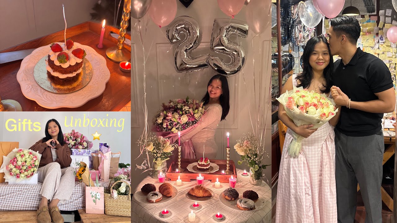 My 25th Birthday Vlog + Gift Unboxing 🎁