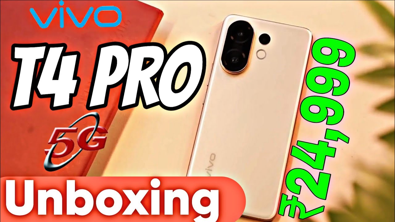 Vivo T4 Pro 5g -Best Camera phone under 25000 & Snapdragon 7 gen 4 unboxing and review #unboxing 