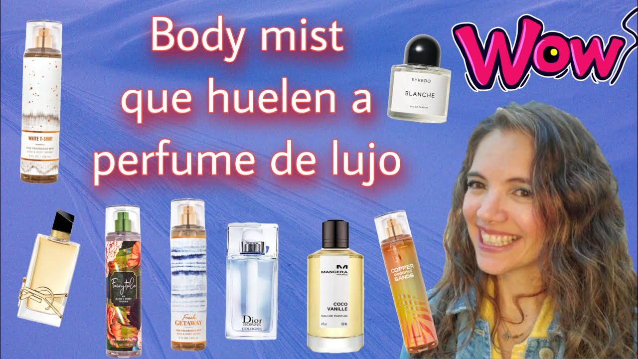 DUPES DE PERFUMES DE DISEÑADOR Y NICHO!  BODY MIST QUE HUELEN A PERFUME DE LUJO ✨DURADEROS✨
