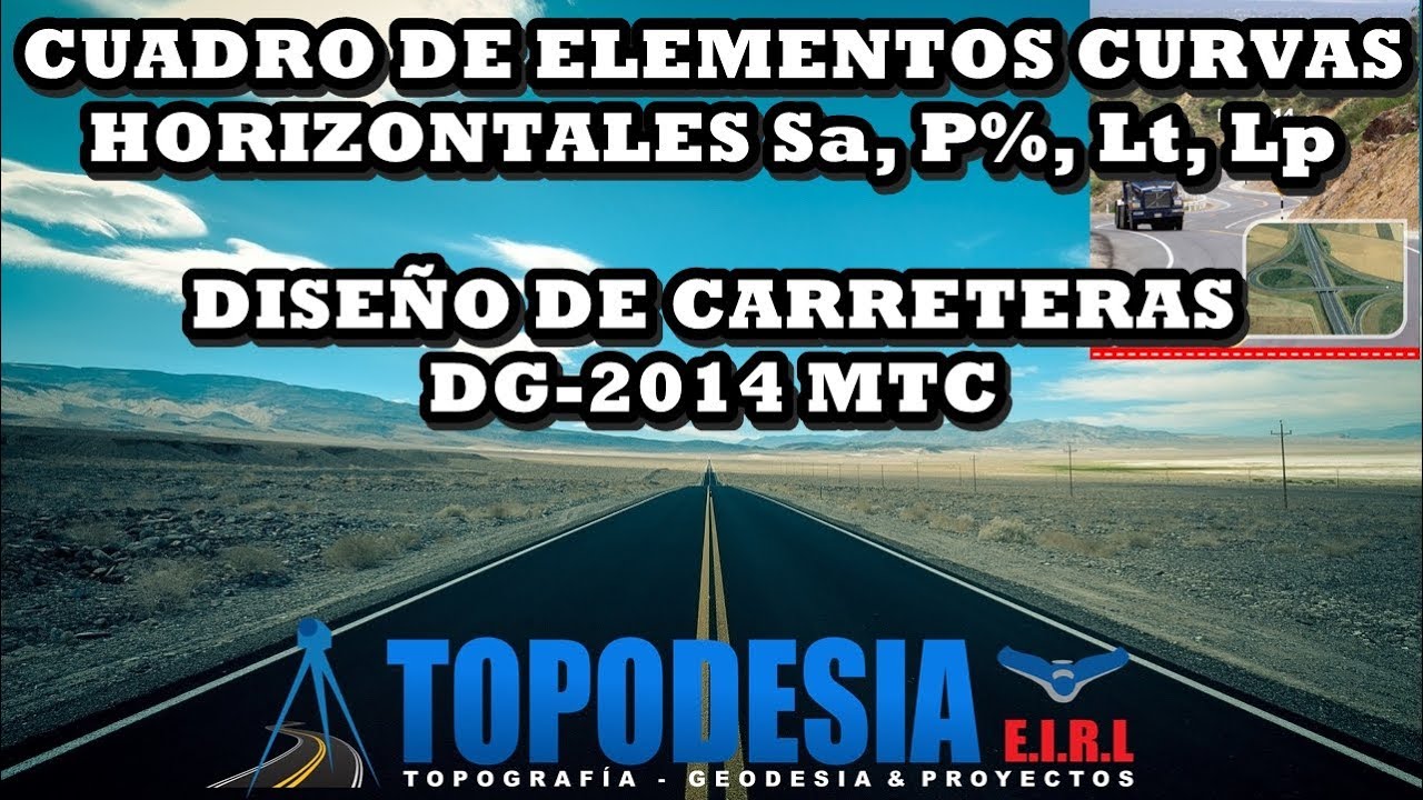 5.- Cuadro de Curvas Horizontales con AutoCAD Civil 3D 2018 y TD Excel DG-2014