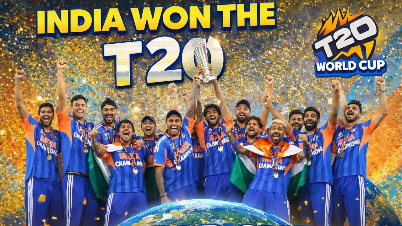 India won the World cup 🏆 