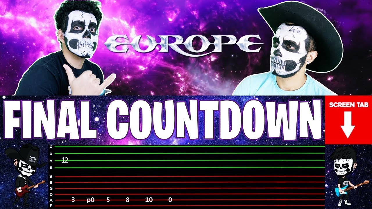【EUROPE】[ The Final Countdown ] cover by Dotti Brothers | GUITAR/BASS LESSON