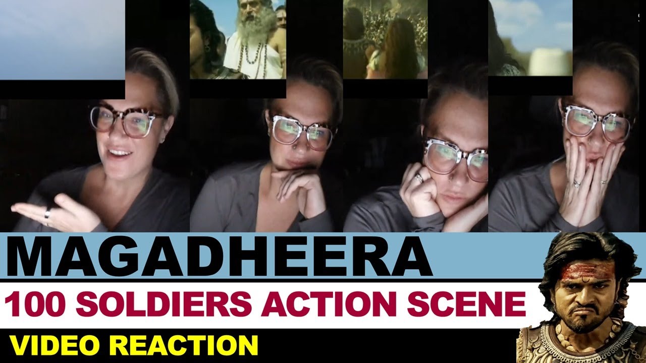 Ram Charan | Magadheera 100 soldiers action scene reaction | 2 Foreign Friends@NicoleInIndia #india