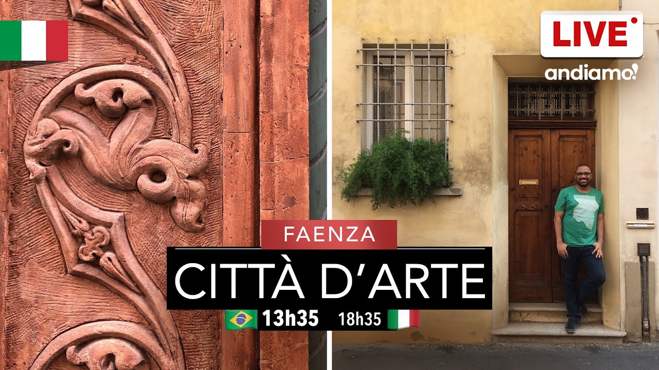 🔴LIVE Italia #13 | Faenza, capital italiana da cerâmica | Andiamo!
