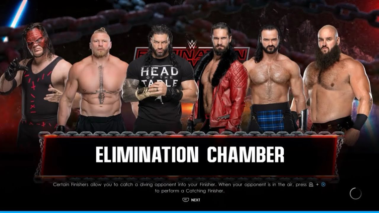 WWE GAMEPLAY (ELIMINATION CHAMBER)🤼‍♂️.