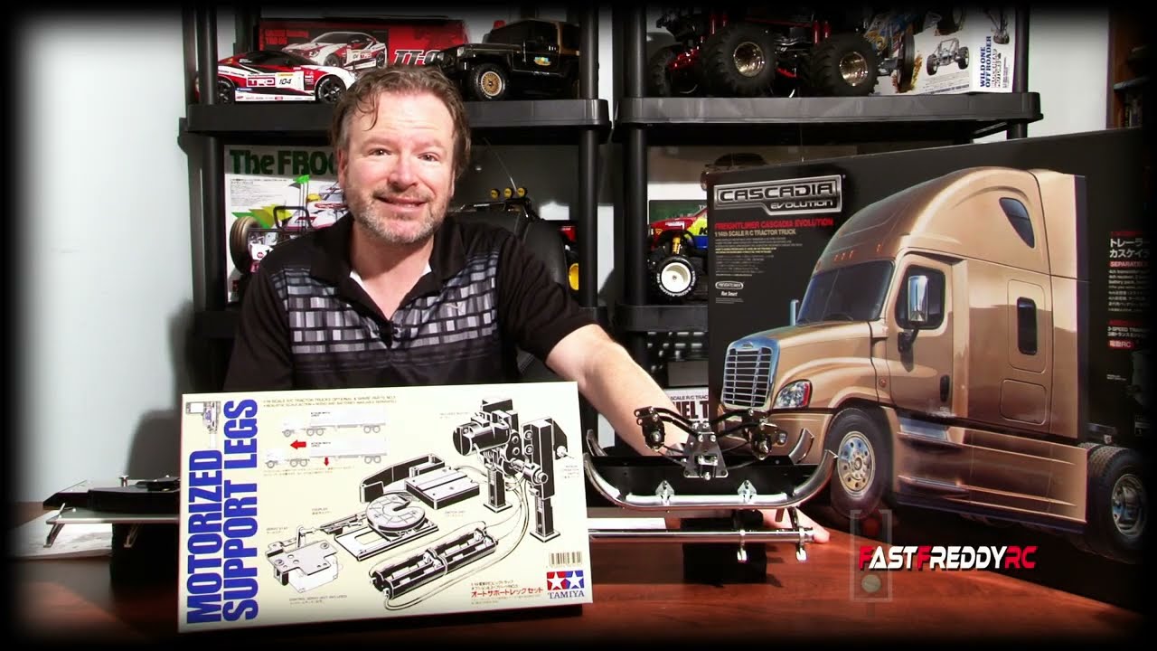Моторизованные опорные ножки Tamiya — Руководство по сборке и установке — Часть 1