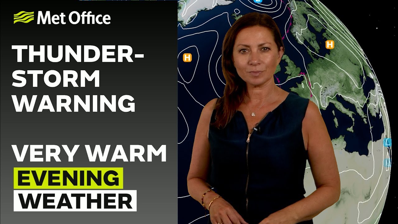 13/08/2025 - Thunderstorms in the North - Evening Weather Forecast UK – Met Office Weather