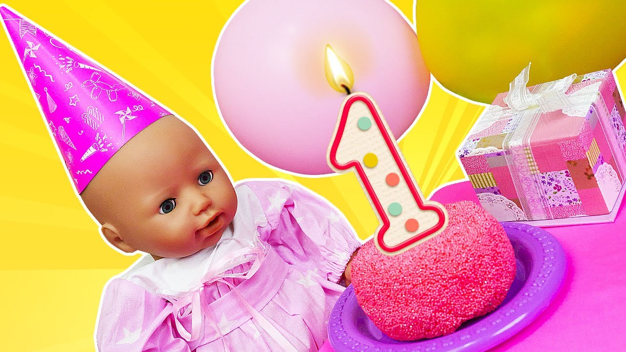 &iexcl;El cumplea&ntilde;os de la beb&eacute; Annabelle! V&iacute;deos de juguetes beb&eacute;s