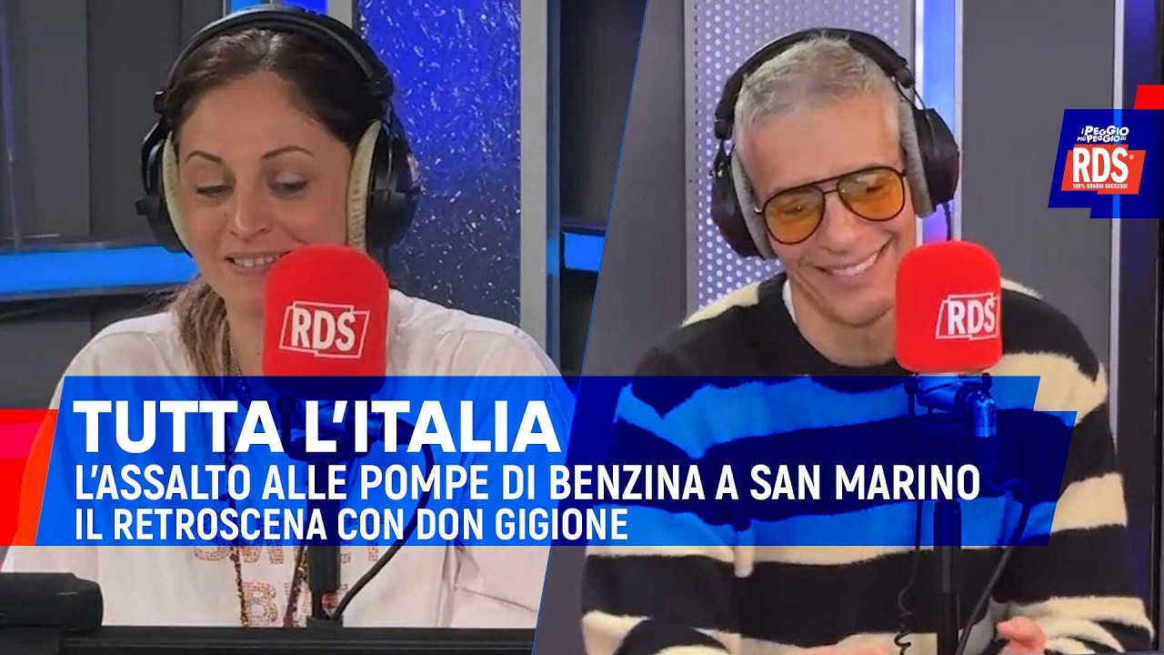 Tutta l'Italia: l'assalto alle pompe di benzina a San Marino con Don Gigione (Giovanni Vernia)