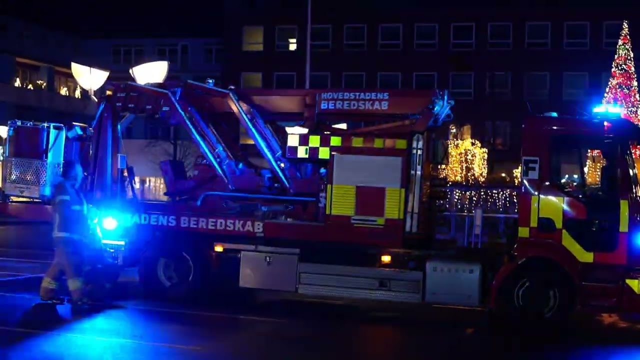 10.12.2025 Omfattende brand i Slagelse kører på syvende time