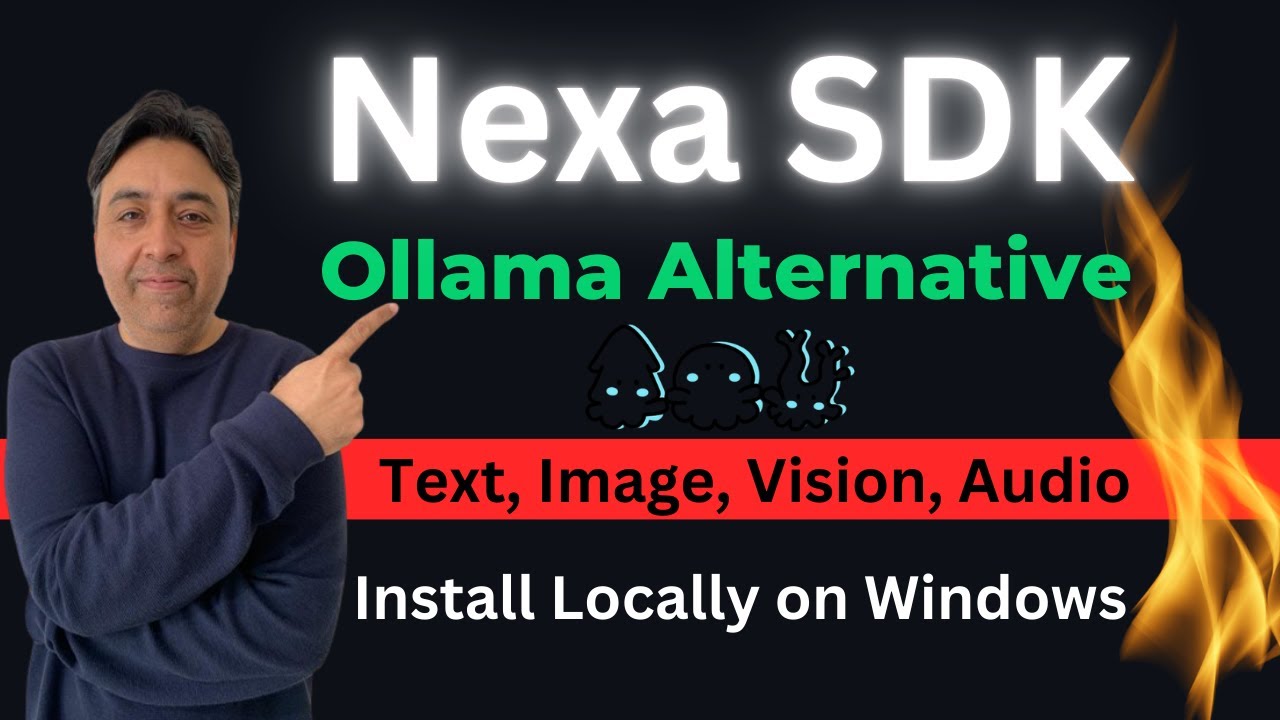 Nexa SDK для Windows &mdash; локальная установка для локального запуска текстовых, графических и аудиом...
