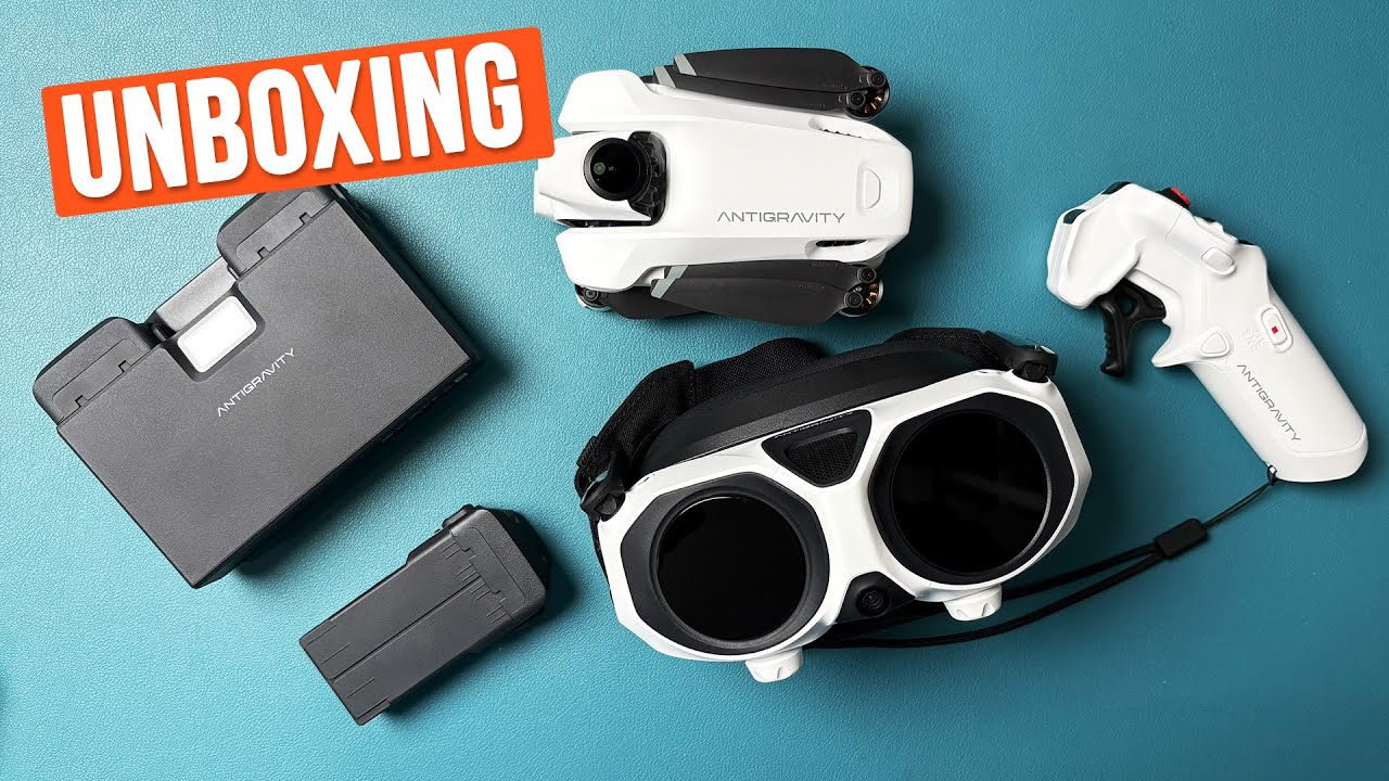 Unboxing Antigravity A1 Drohne Infinity Bundle: Lieferumfang der 360° Drohne im Überblick