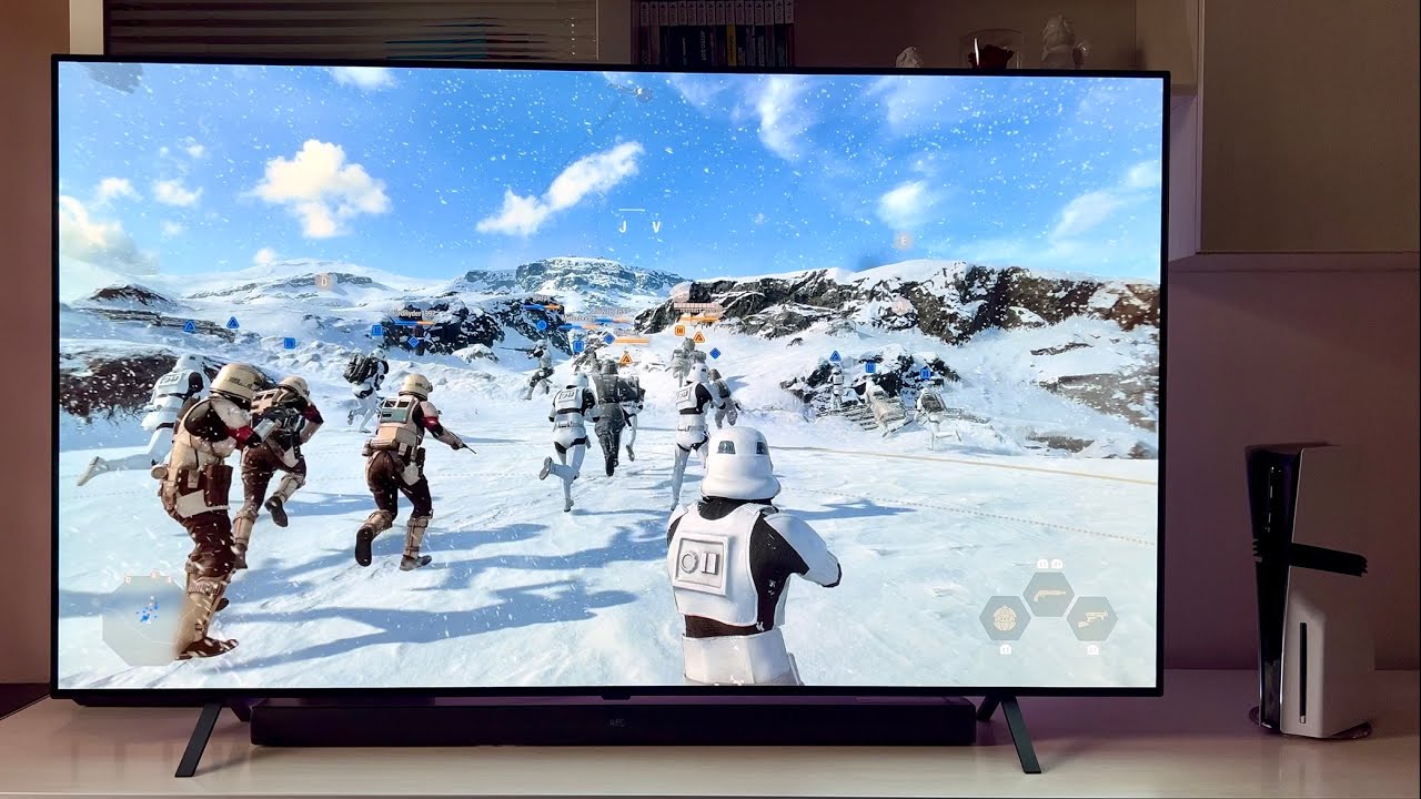 PS5 PRO + LG OLED B4 Gameplay &ndash; Battlefront 2 Looks UNREAL in 2025