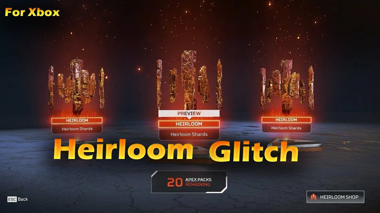 Apex Legends Free Heirloom Glitch Tutorial Season 15 *FOR XBOX*