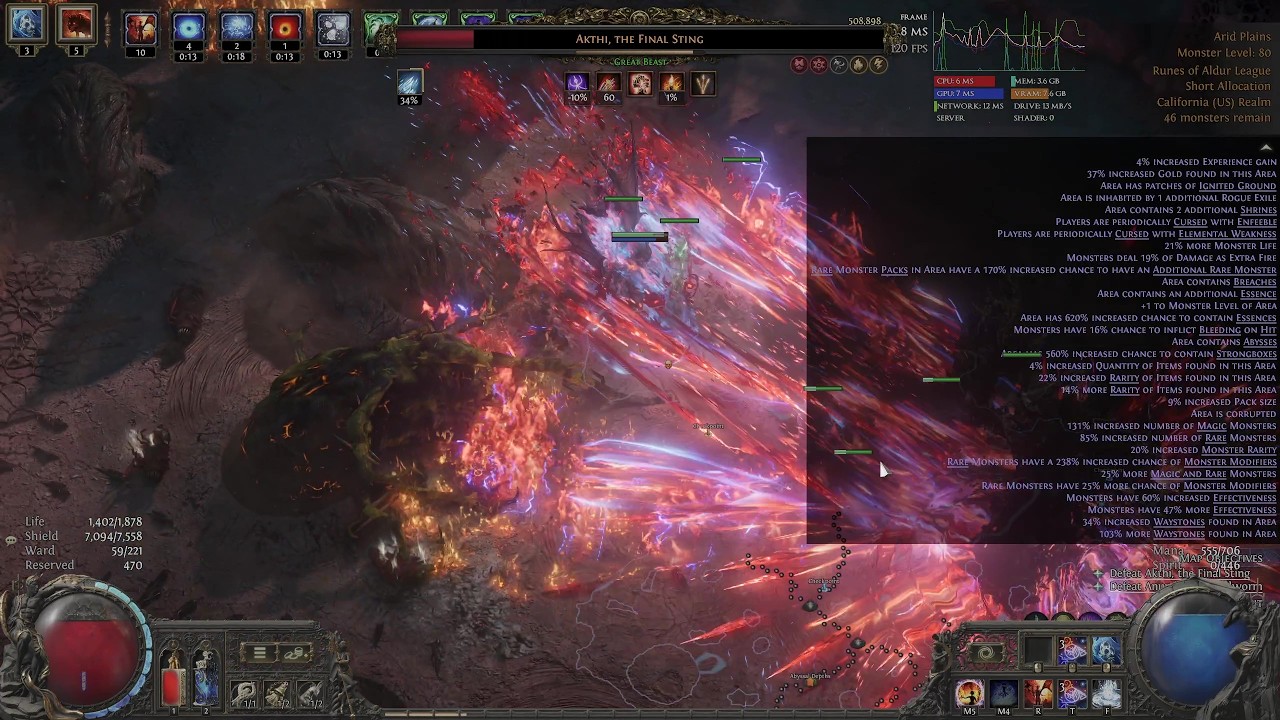 [POE2] 0.5 - infernalist bonestorm totems but the gameplay is unintelligible