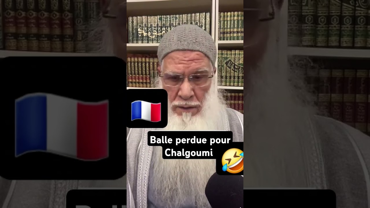 L'imam Chalgoumi prend une balle perdue 😅 #fpyシ #imam #mdr #drole #partage #lol