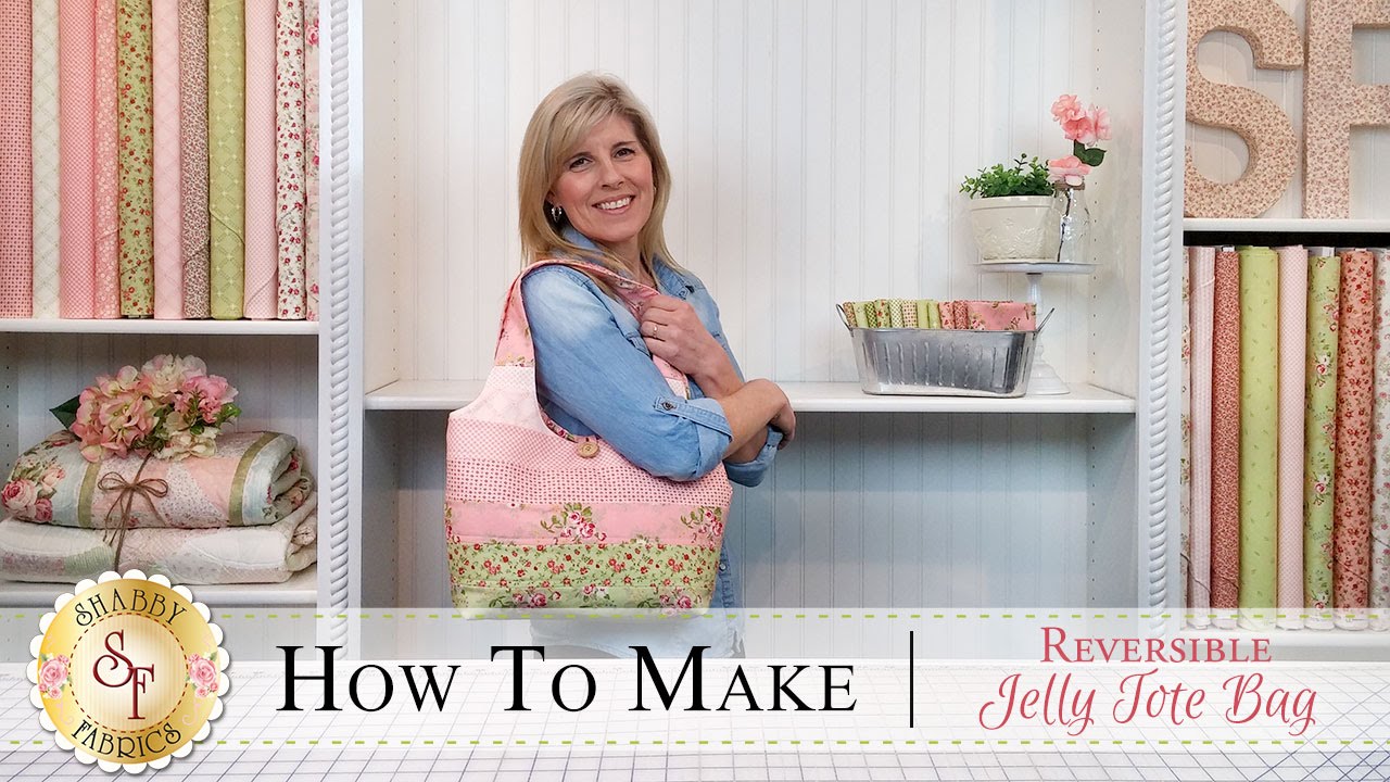 How to Make a Reversible Jelly Roll Bag | A Shabby Fabrics Sewing Tutorial