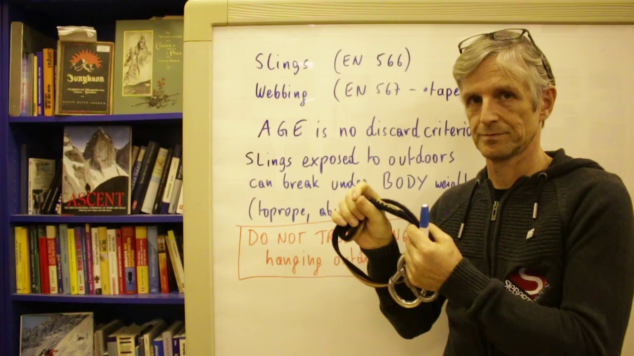 Be careful with slings and webbing!