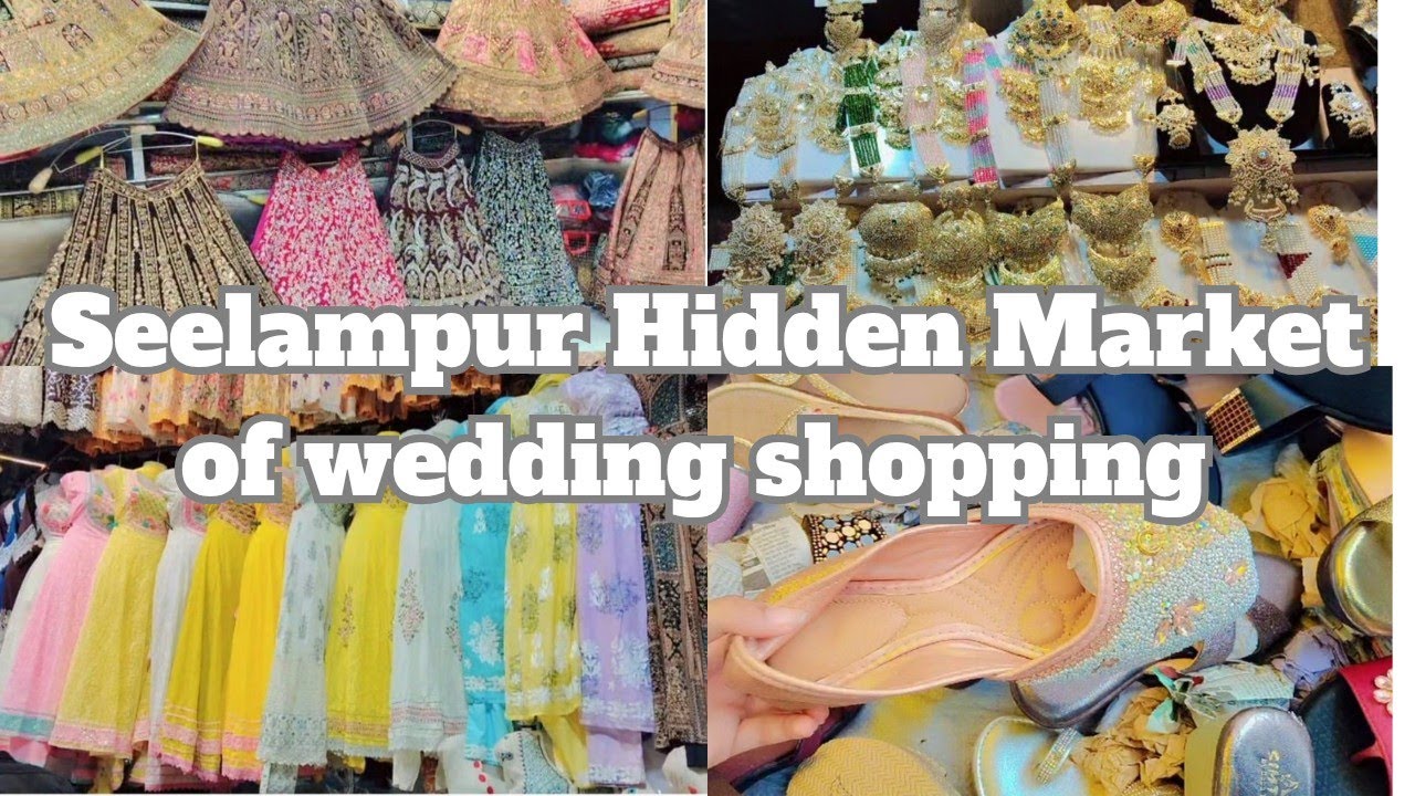 Seelampur Chandni chowk se bhi sasti market #seelampur #shopping #wedding #market 
