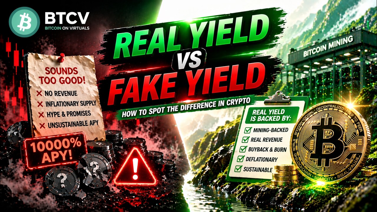 Real Yield vs Fake Yield &mdash; How to Spot the Difference in Crypto