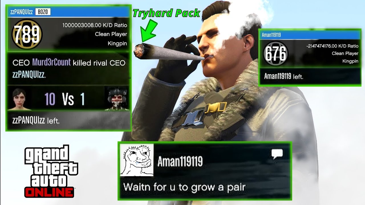 Smoking Sweaty Tryhards In GTA Online