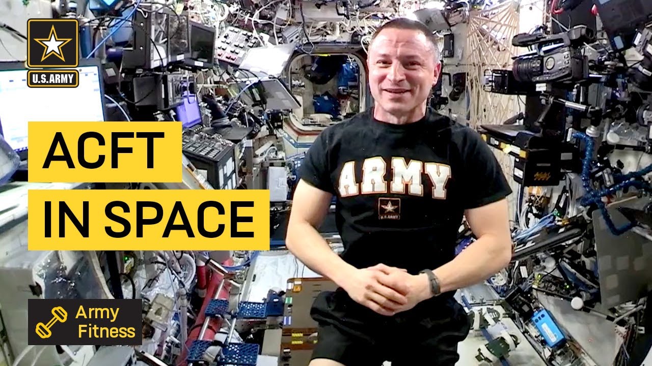 Army Astronaut Takes ACFT in Space