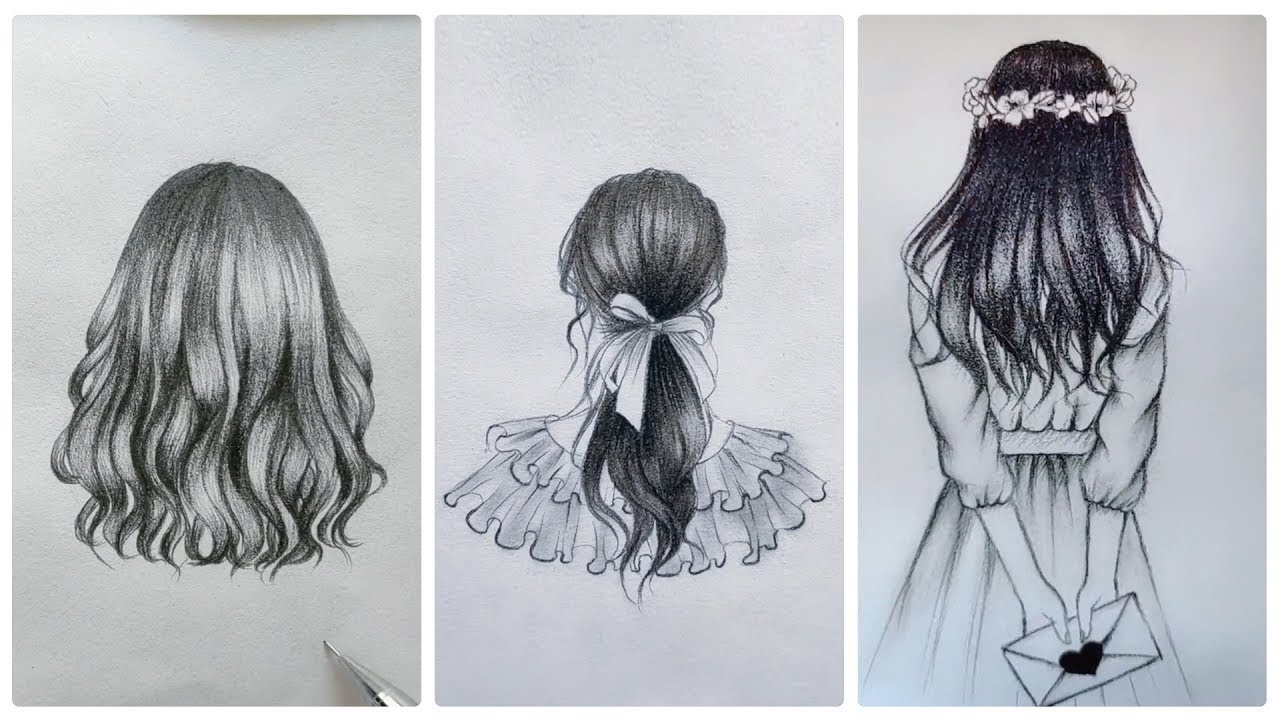 Easy drawing tips and tricks hair | Draw so easy Anime