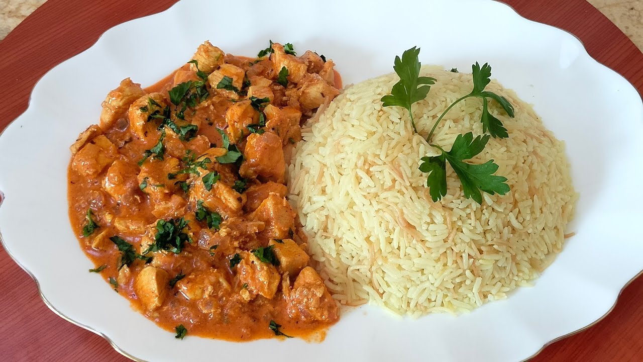 أرز بالشعرية بصلصة الدجاج وصفة بزاف بنينة فالقمة الله يبارك