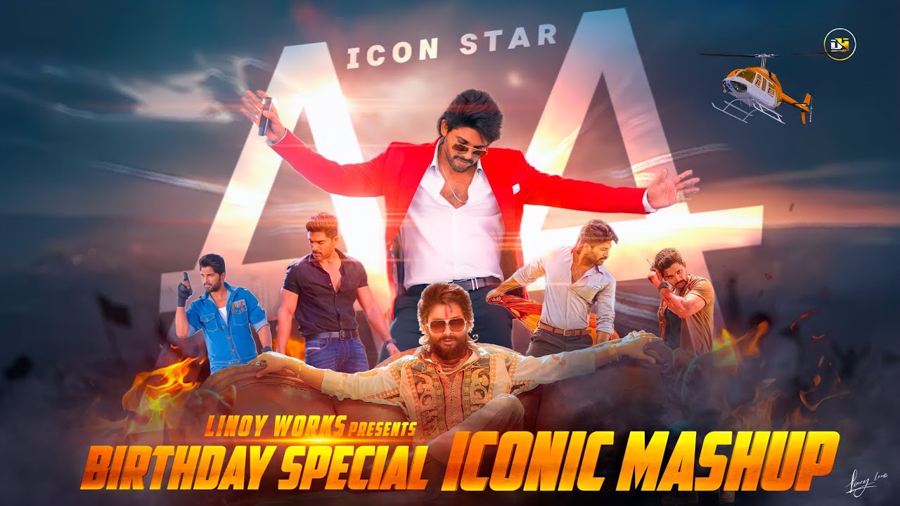 Allu Arjun Birthday Special Mashup 2024 | HBD A̶A̶ || LINOY WORKS