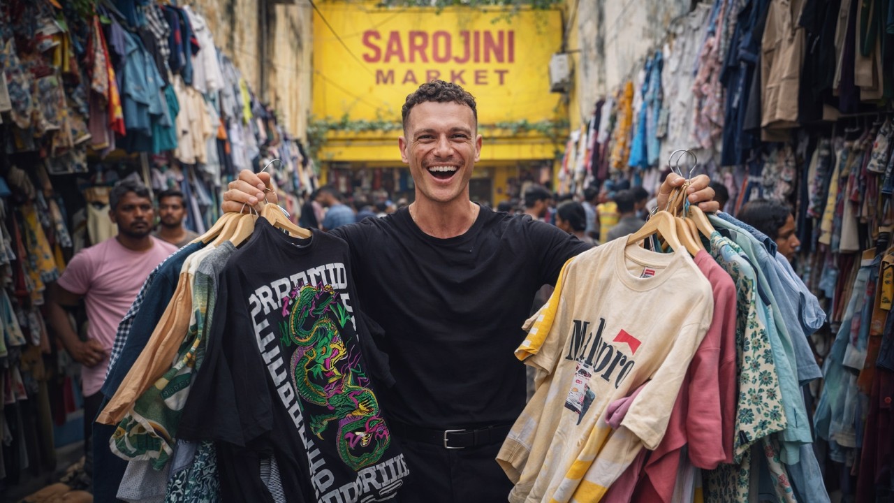 Gora Becomes Sarojini Market Vendor