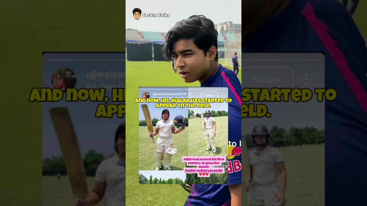 Vaibhav Suryavanshi's 10-Year-Old Brother Scores Century! 😱 #vaibhavsuryavanshi