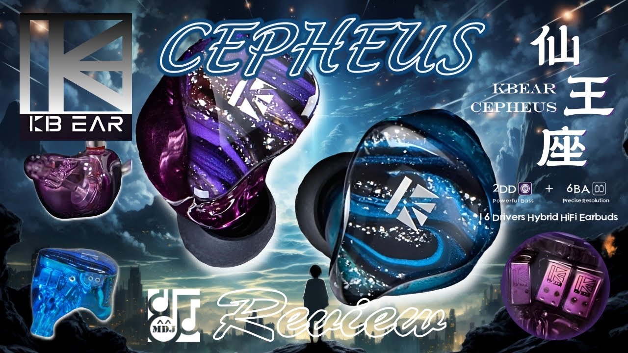 2DD+6BA  こういう音好きそうな人多そう！[ KBEAR Cepheus KB16 ] Review!