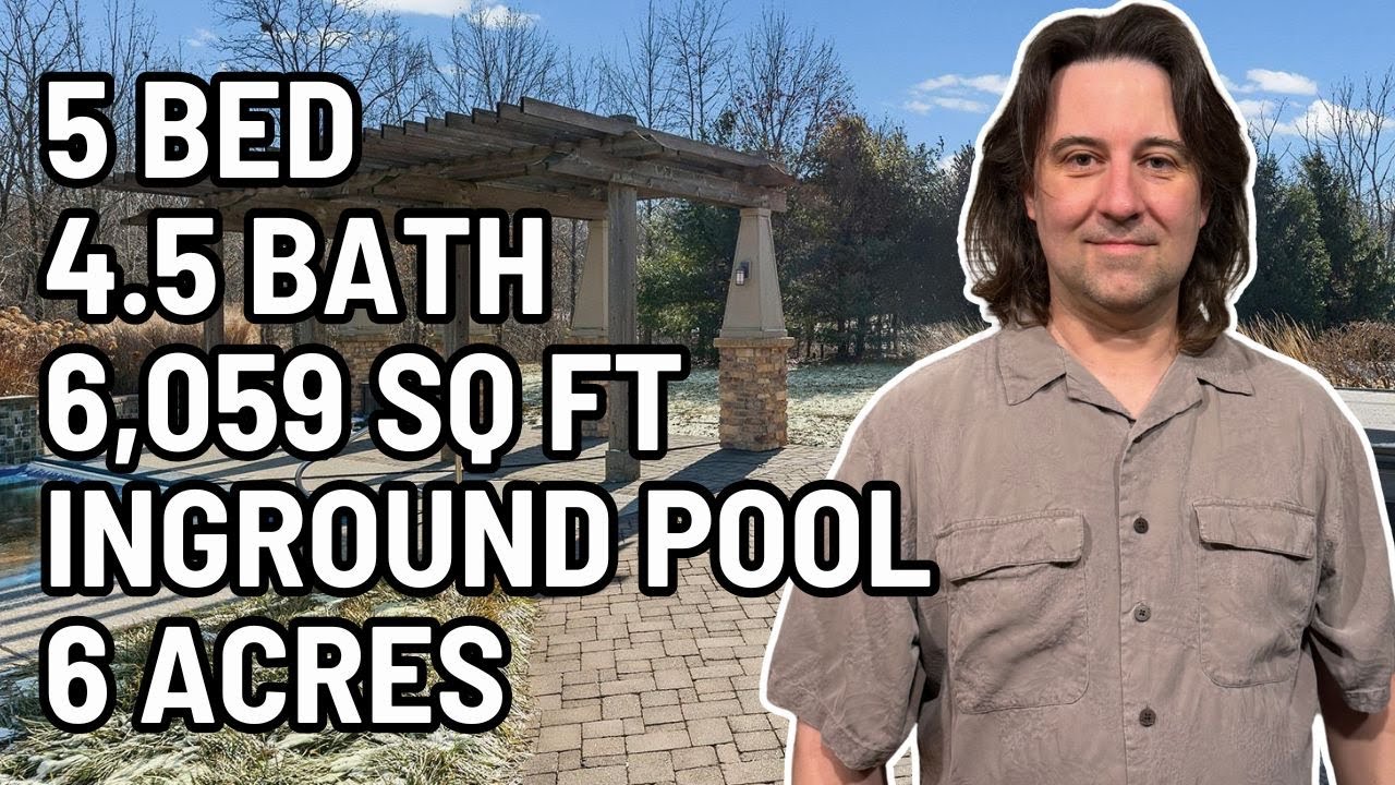 5 Bedroom 4.5 Bath - 6,059 SqFt -  Inground Pool - 3 Car Shop/Garage - West Lafayette