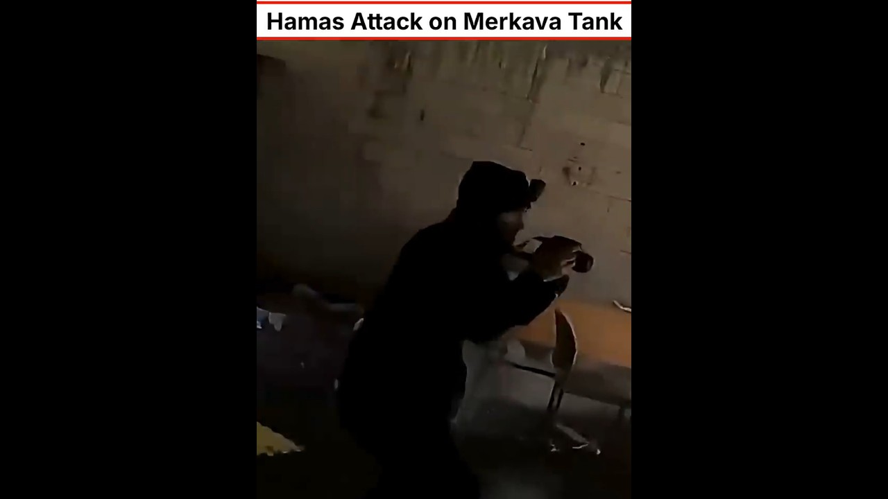 Hamas Attack on Merkava Tank #shorts