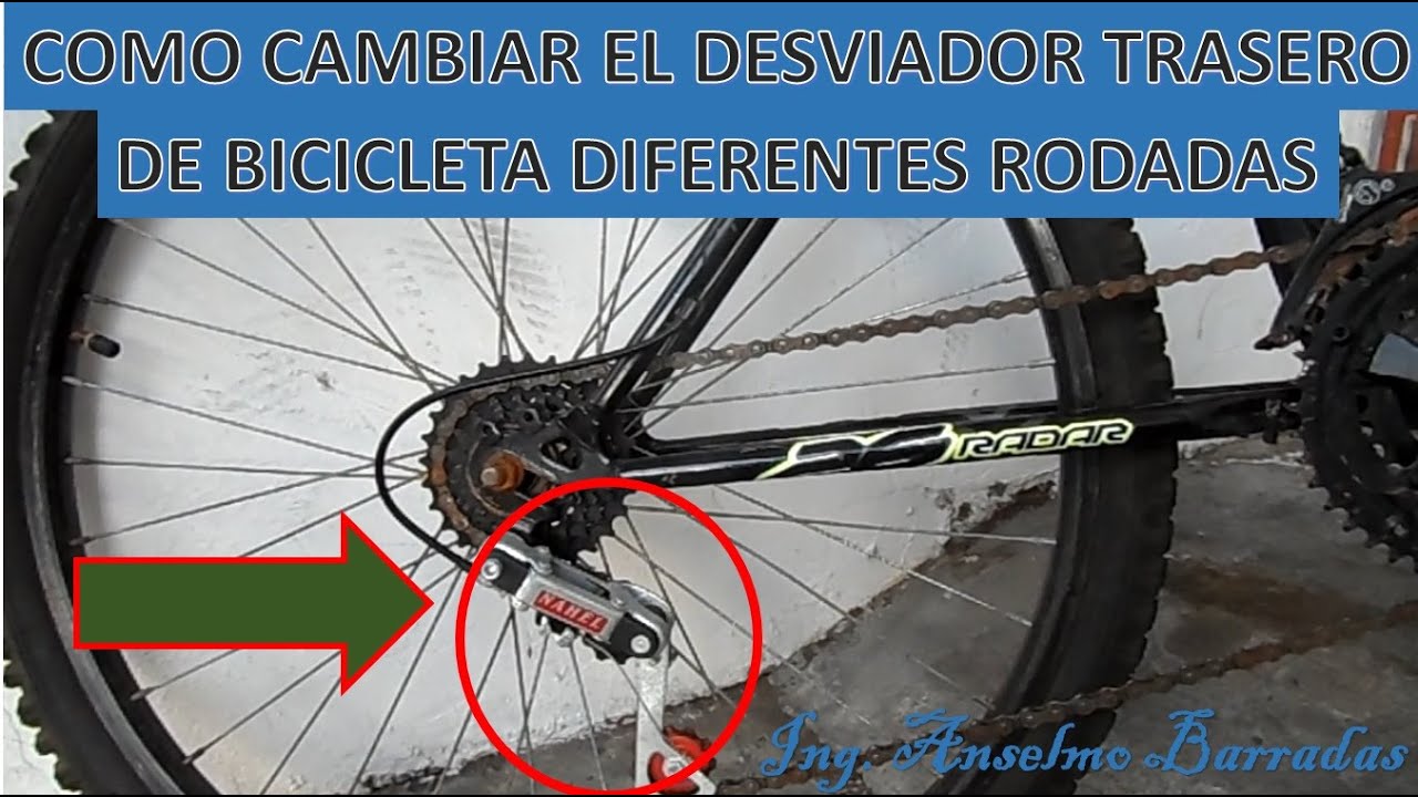 Como Cambiar Desviador Trasero de Bicicleta, Varias Rodadas