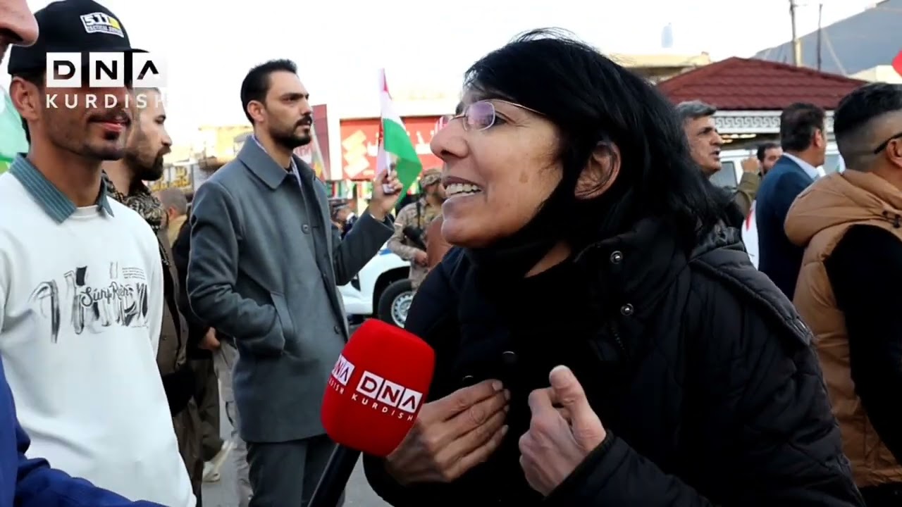پشتیوانی خەڵکی خانەقین بۆ ڕۆژئاوا