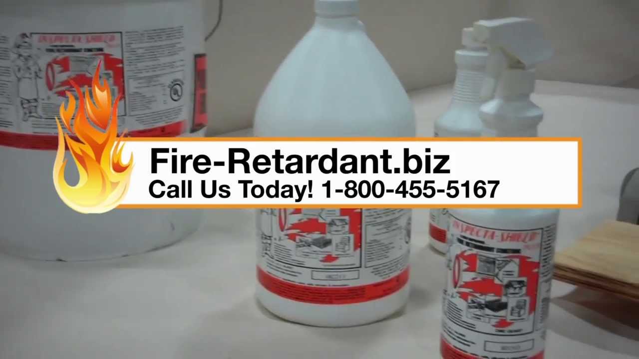 Inspecta Shield Fire Retardant Demonstration