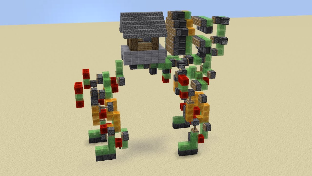 How to make a Walking House | Minecraft Java