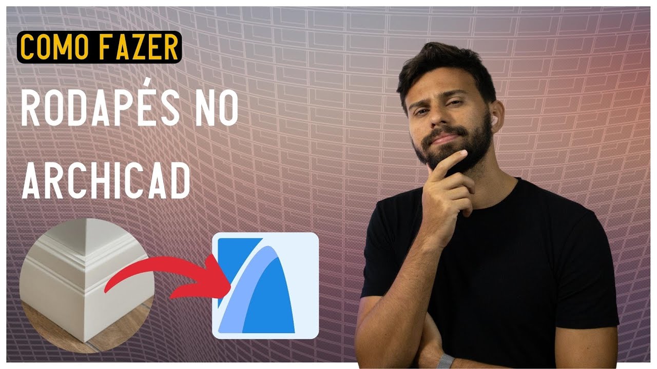 Criando rodapés no Archicad | MELHOR MÉTODO + QUANTITATIVO