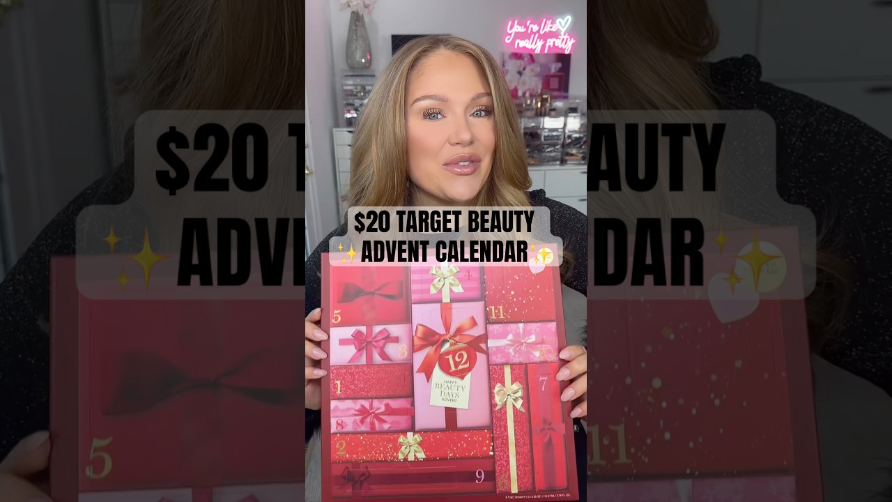 Распаковка адвент-календаря Target Beauty 2025 ✨ ТАК ВКУСНО! #макияж #красота #адвент-календарь #...