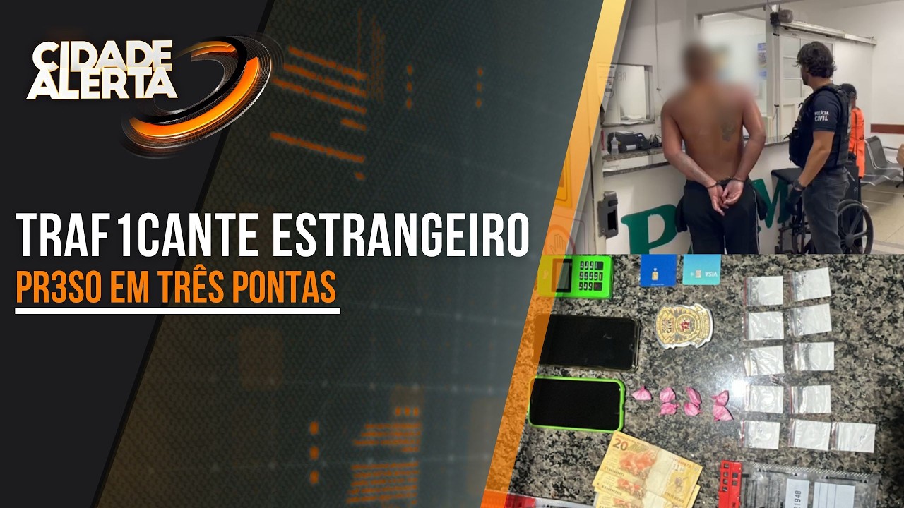 HOMEM NATURAL DE GÂMBIA É PRESO POR TRÁFICO DE DROGAS EM TRÊS PONTAS