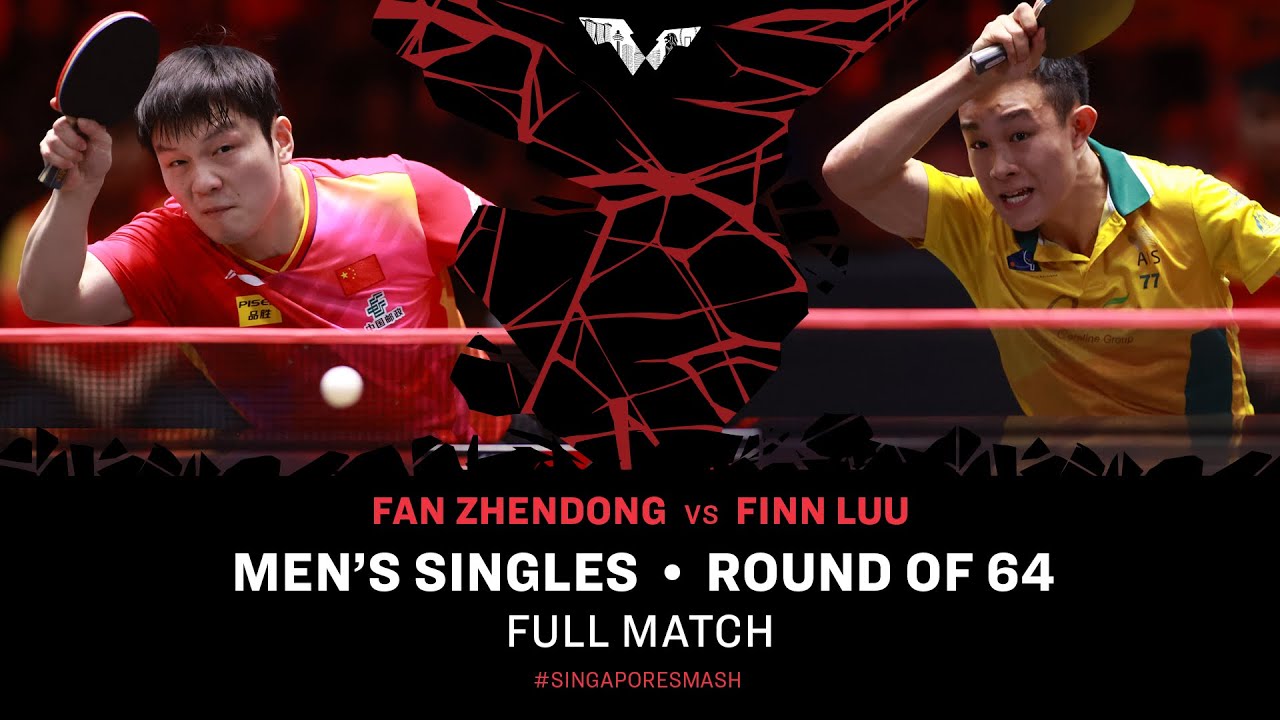 FULL MATCH | Finn LUU vs FAN Zhendong | MS R64 | #SingaporeSmash 2024