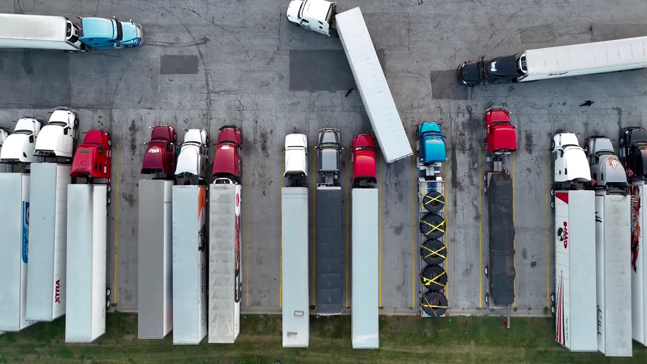 Backing at the Truck Stop IV - Including a Few Fails