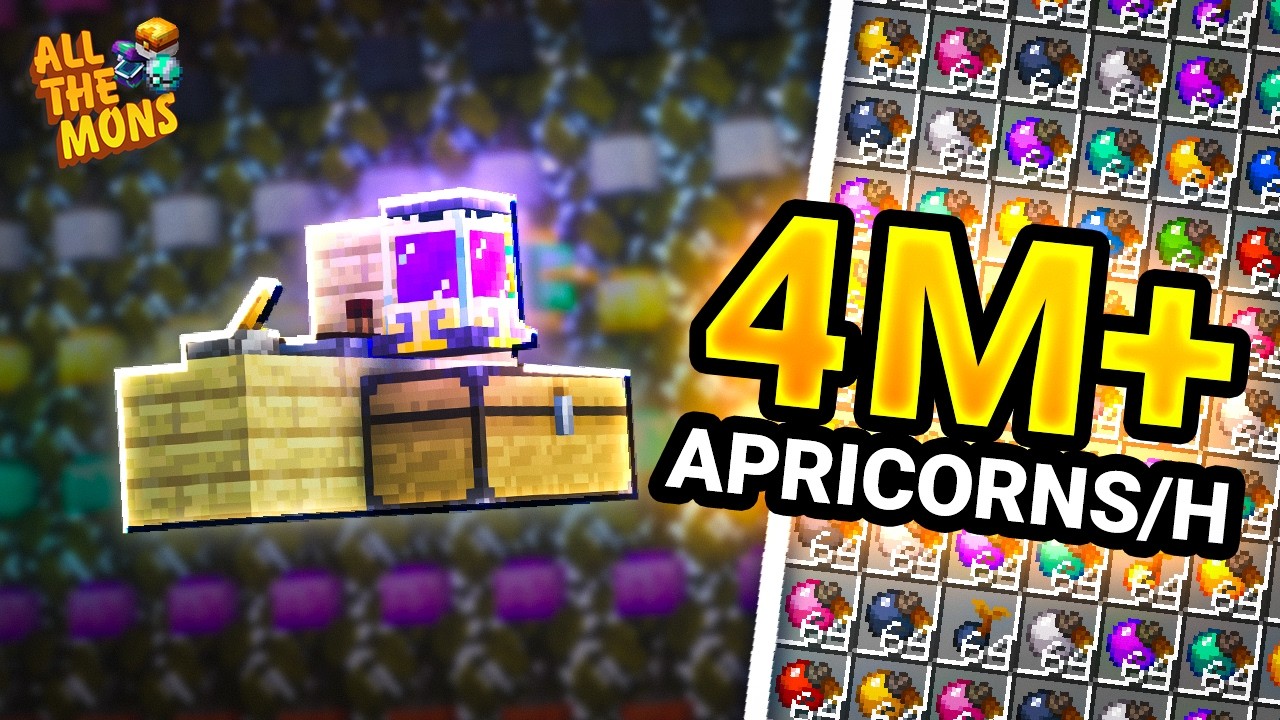 BEST Apricorn Farms in AllTheMons (Early to Late Game)
