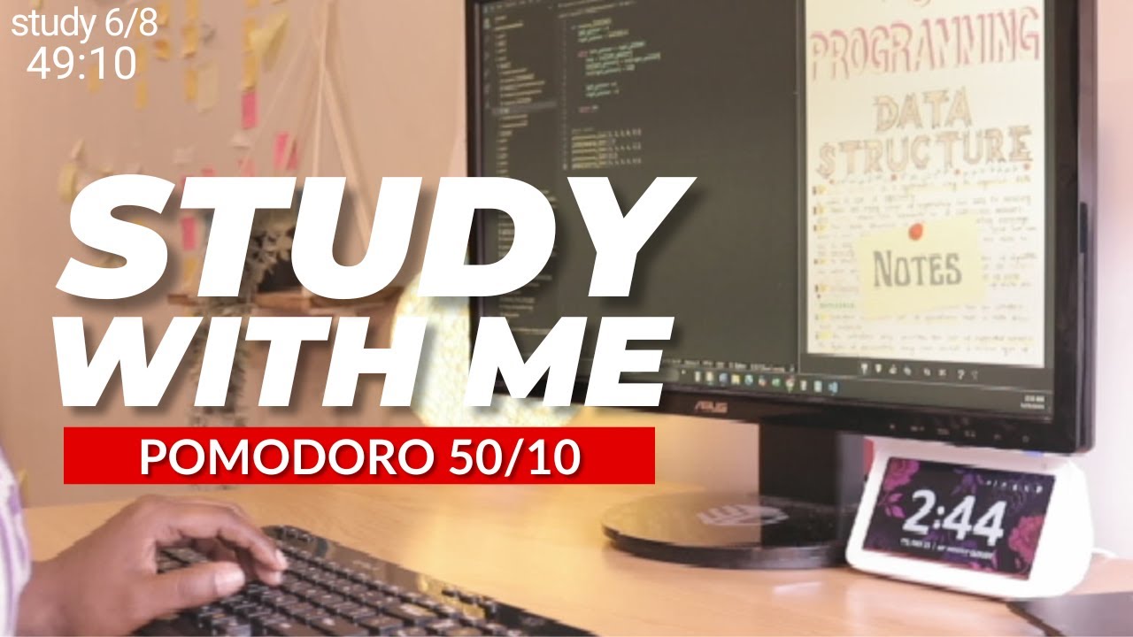 LIVE 1-Hour Study With Me 💻| No Music | Deep Focus Coding Session | CS Student