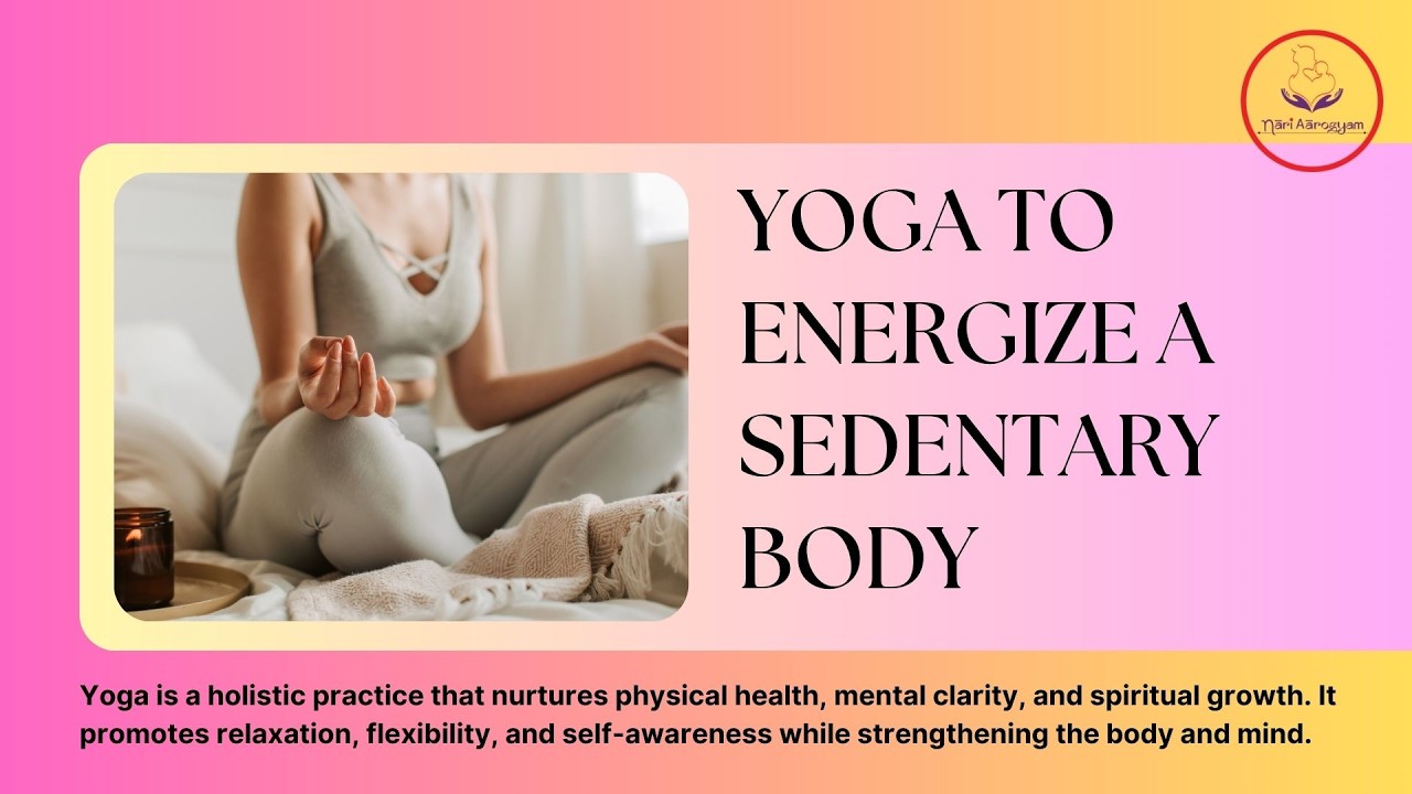 15-Min Chair Yoga to Energize a Sedentary Body | Office Yoga Routine | NariAarogyam